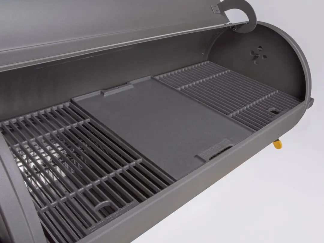 Boretti Barilo Top Inbouw Barbecue - 16 Hamburgers - Geel/Zwart