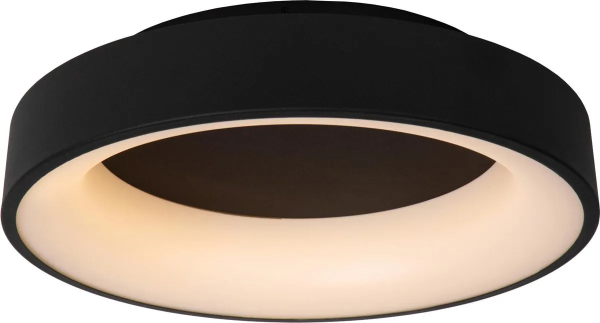 Lucide Mirage Plafondlamp Ø45cm - LED 33W 2700K - Zwart