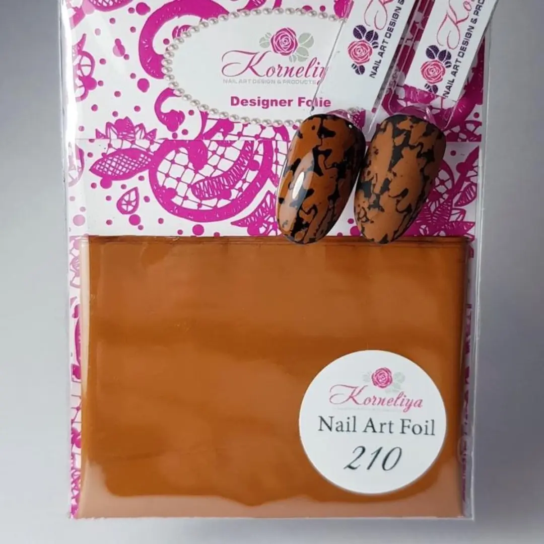 Korneliya Nailart Folie Mat Craquelé Terracotta 210