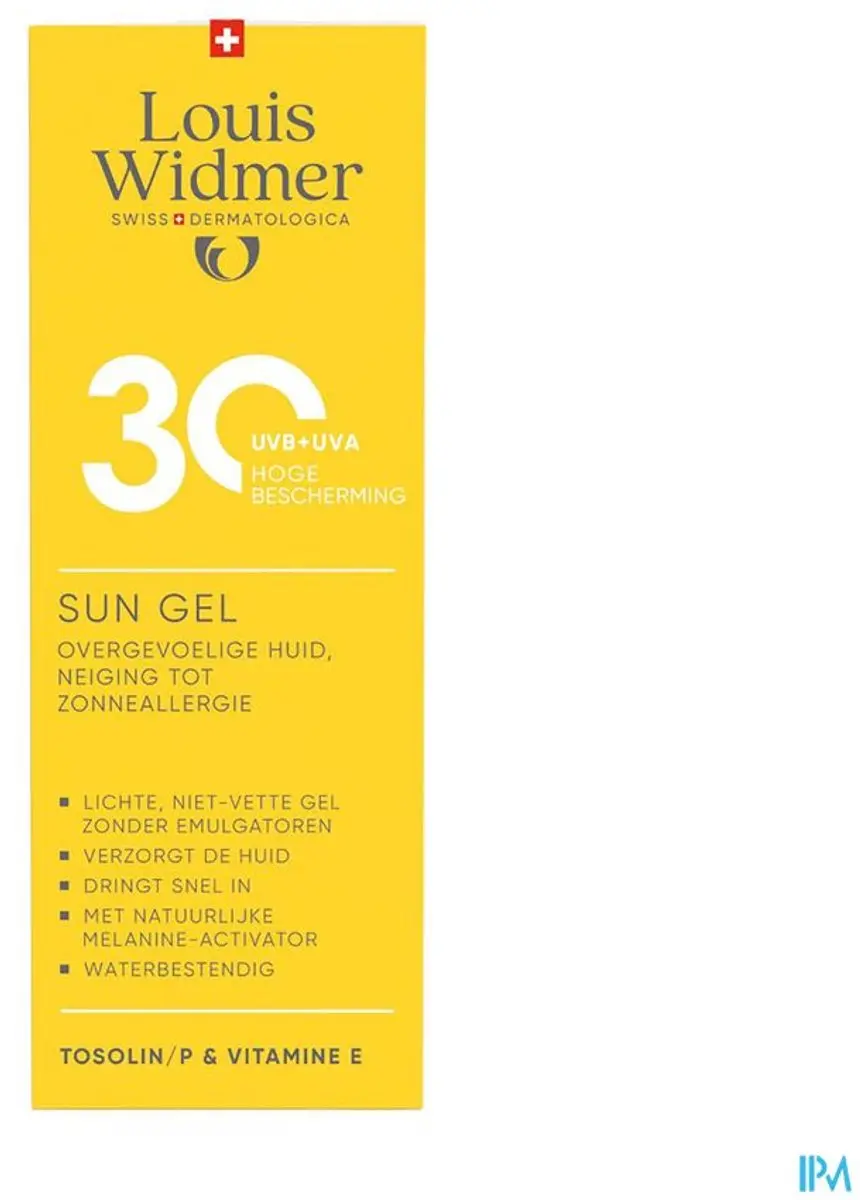 Louis Widmer Sun Gel SPF30 100ml - Licht geparfumeerd