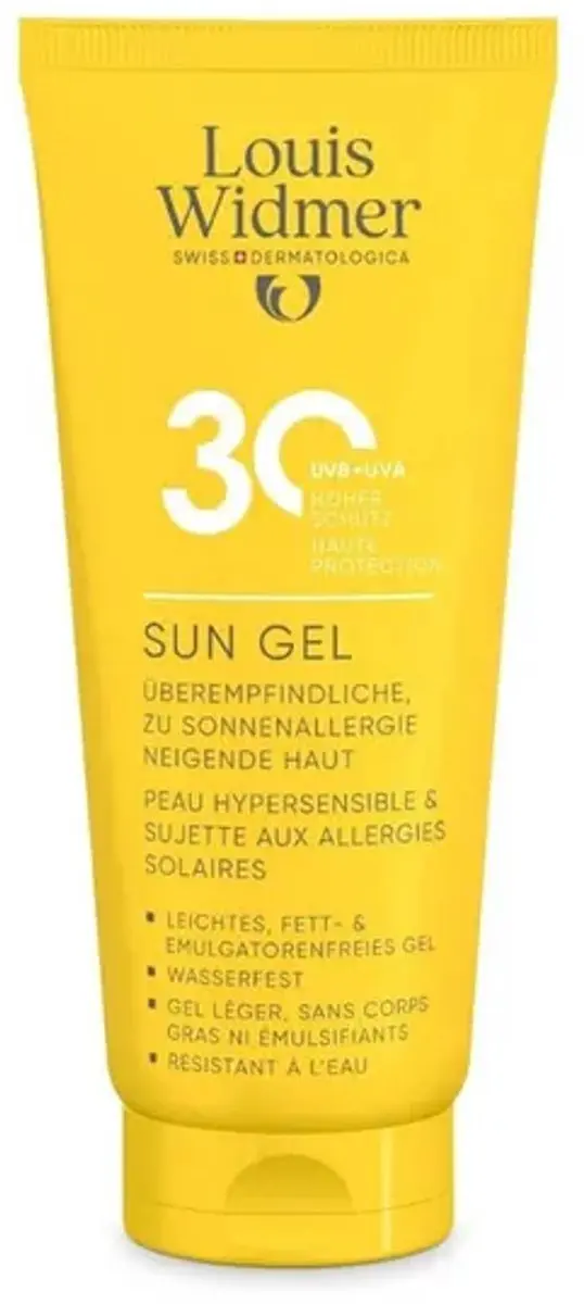 Louis Widmer Sun Gel SPF30 100ml - Licht geparfumeerd