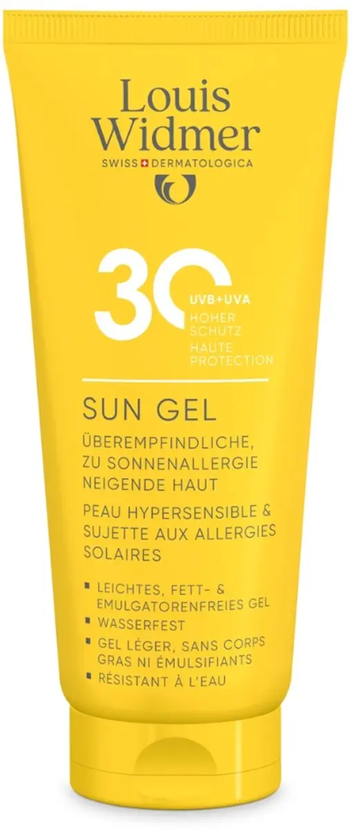 Louis Widmer Sun Gel SPF30 100ml