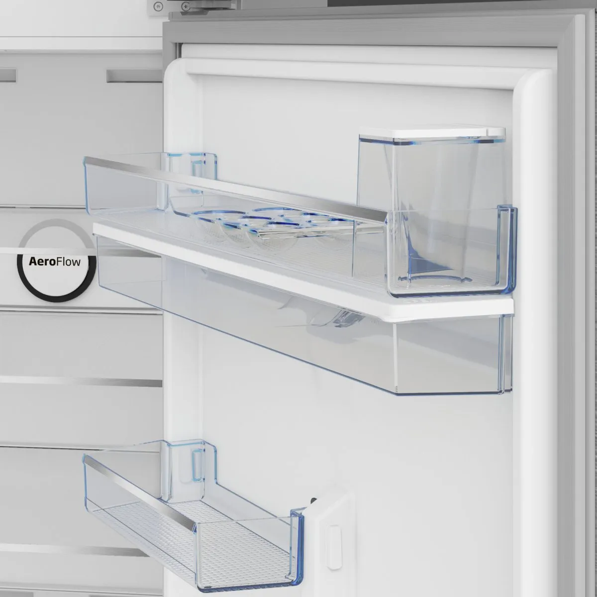 Beko B5RDNE504LDXB Koel-Vriescombinatie 477L - Grijs Metallic
