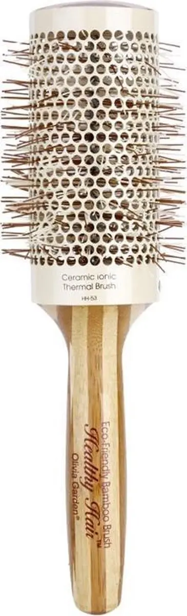 Olivia Garden Bamboo Touch Blowout Thermal 53mm - Zwart/Beige