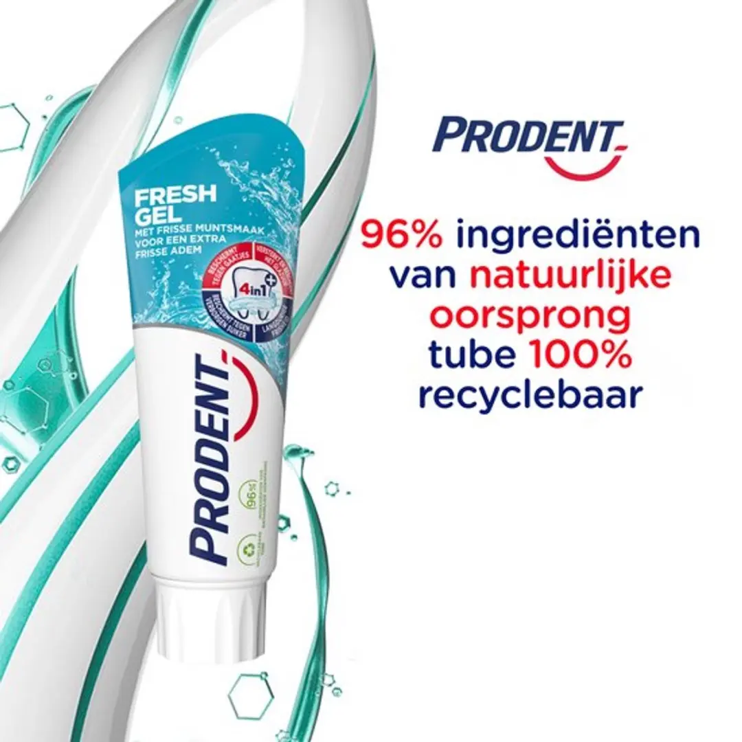 Prodent Fresh Gel Tandpasta 375ml - 5x75ml