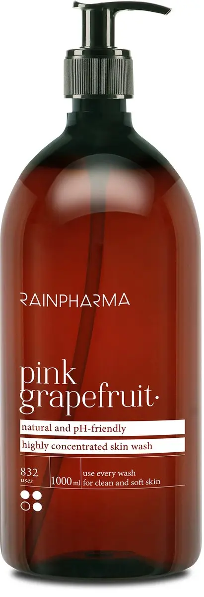 RainPharma Skin Wash Pink Grapefruit 1000ml Douchegel