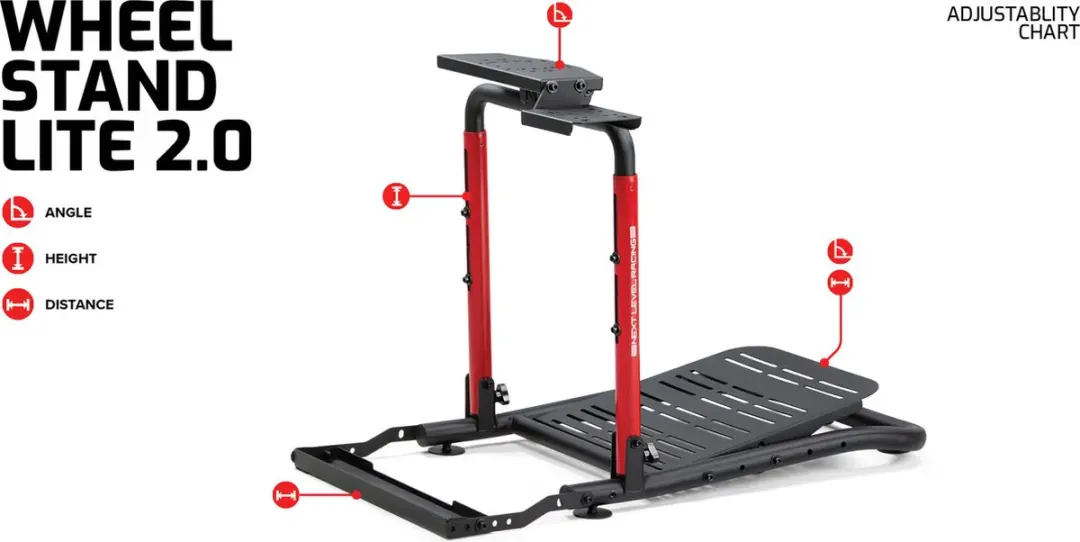 Next Level Racing Wheel Stand Lite 2.0 NLR-S040 - Zwart