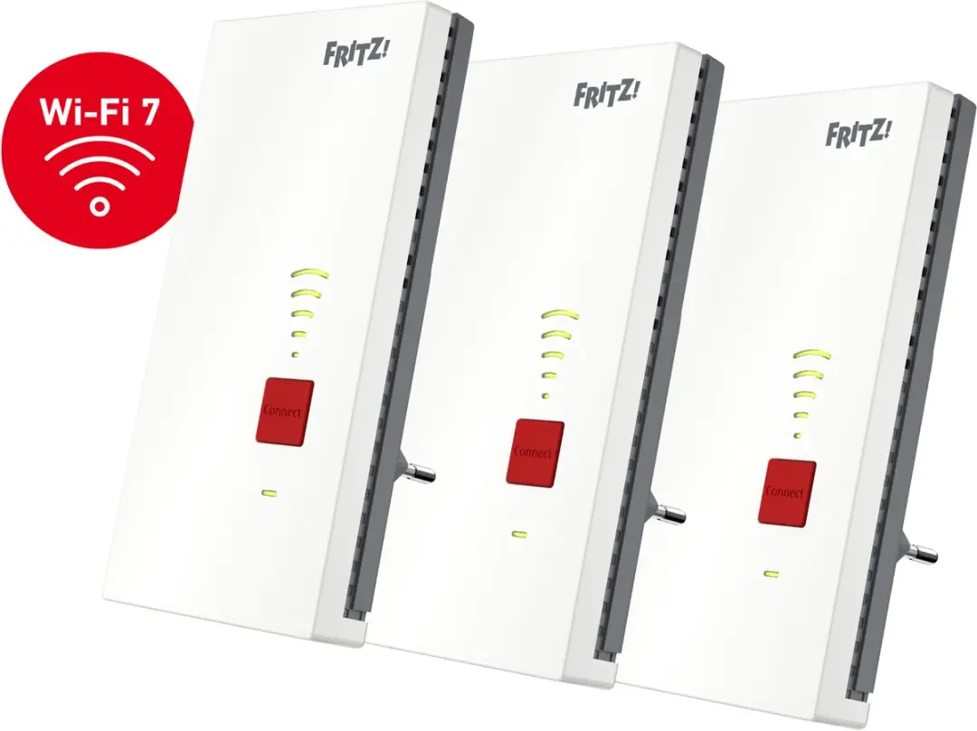 FRITZ! Mesh WiFi Set 2700 WiFi 7 - 3-pack - 6500 Mbit/s - Wit