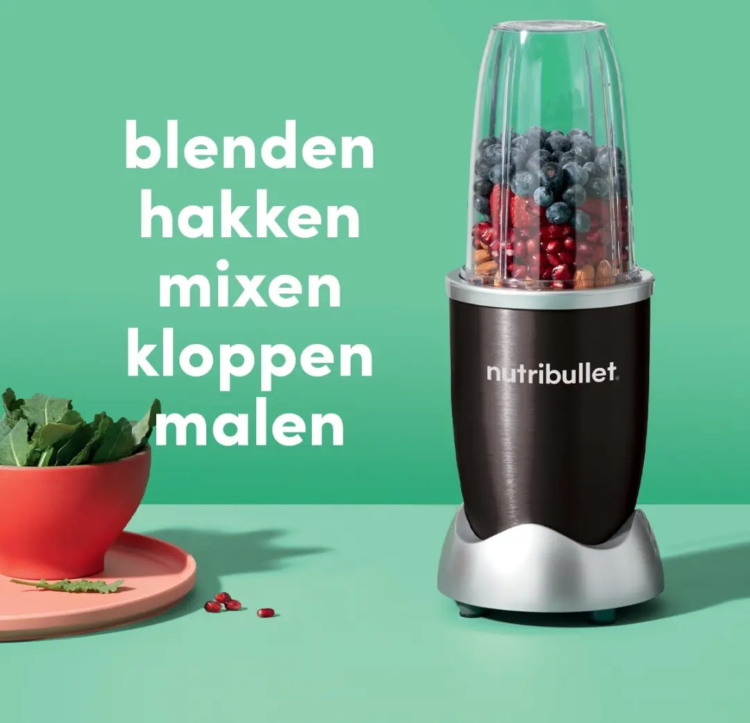 NutriBullet Original Blender 600W - 5-delig - Zwart