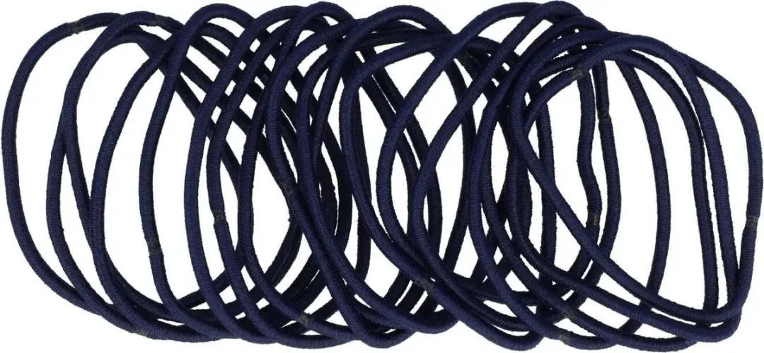 Haarsoires Haarelastieken Basic Blauw