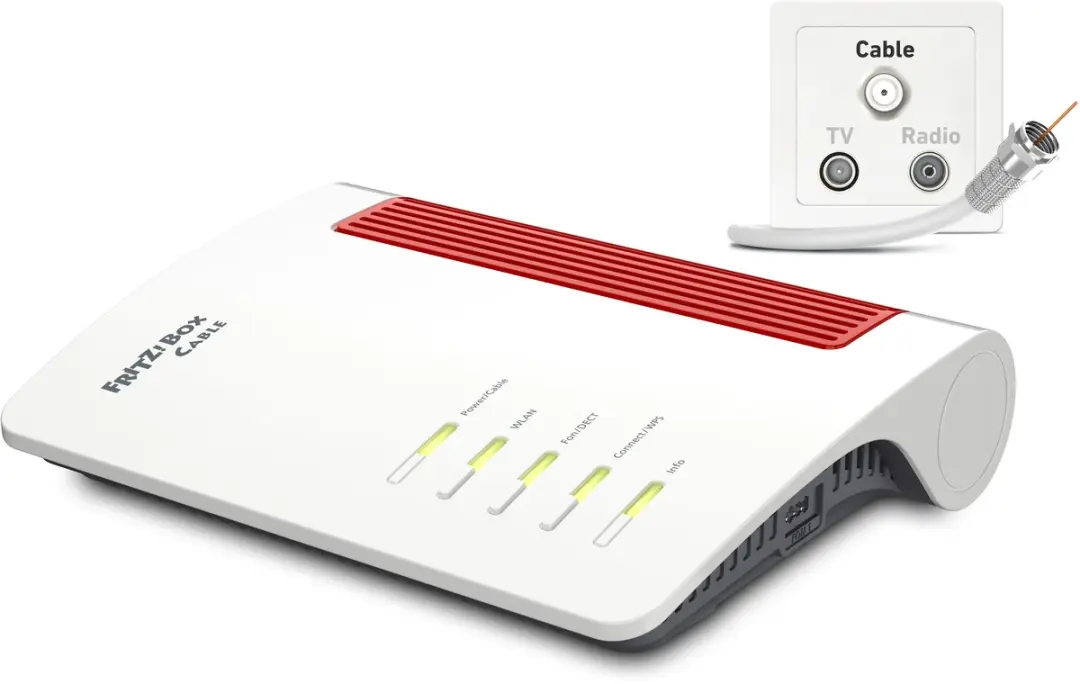 FRITZ!Box 6670 Cable Wi-Fi 7 Router - Wit