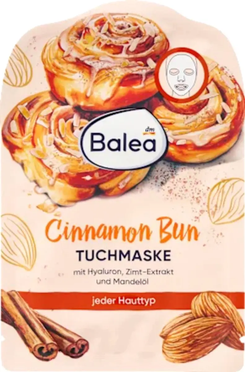 Balea Gezichtsmasker Cinnamon Bun