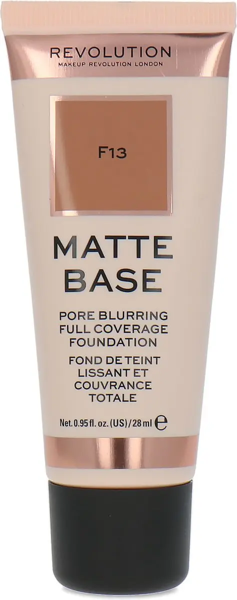 Makeup Revolution Matte Base Pore Blurring Foundation F13