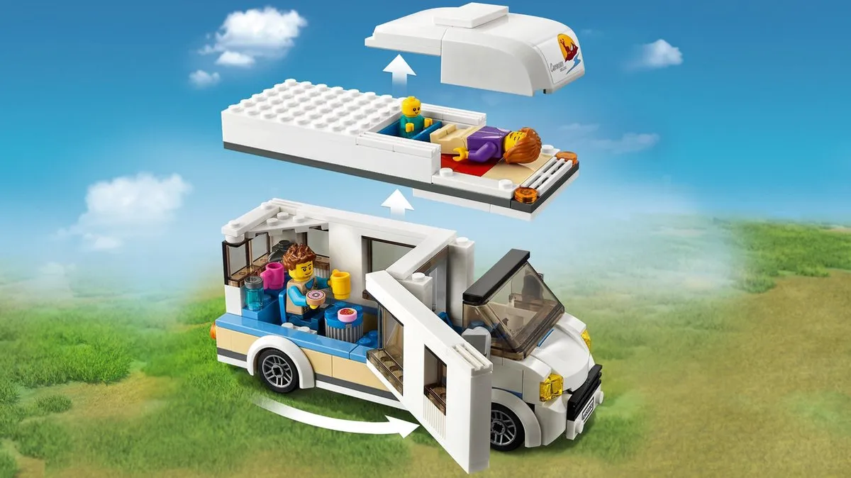 LEGO City Vakantiecamper 60283 - 190 Stukken