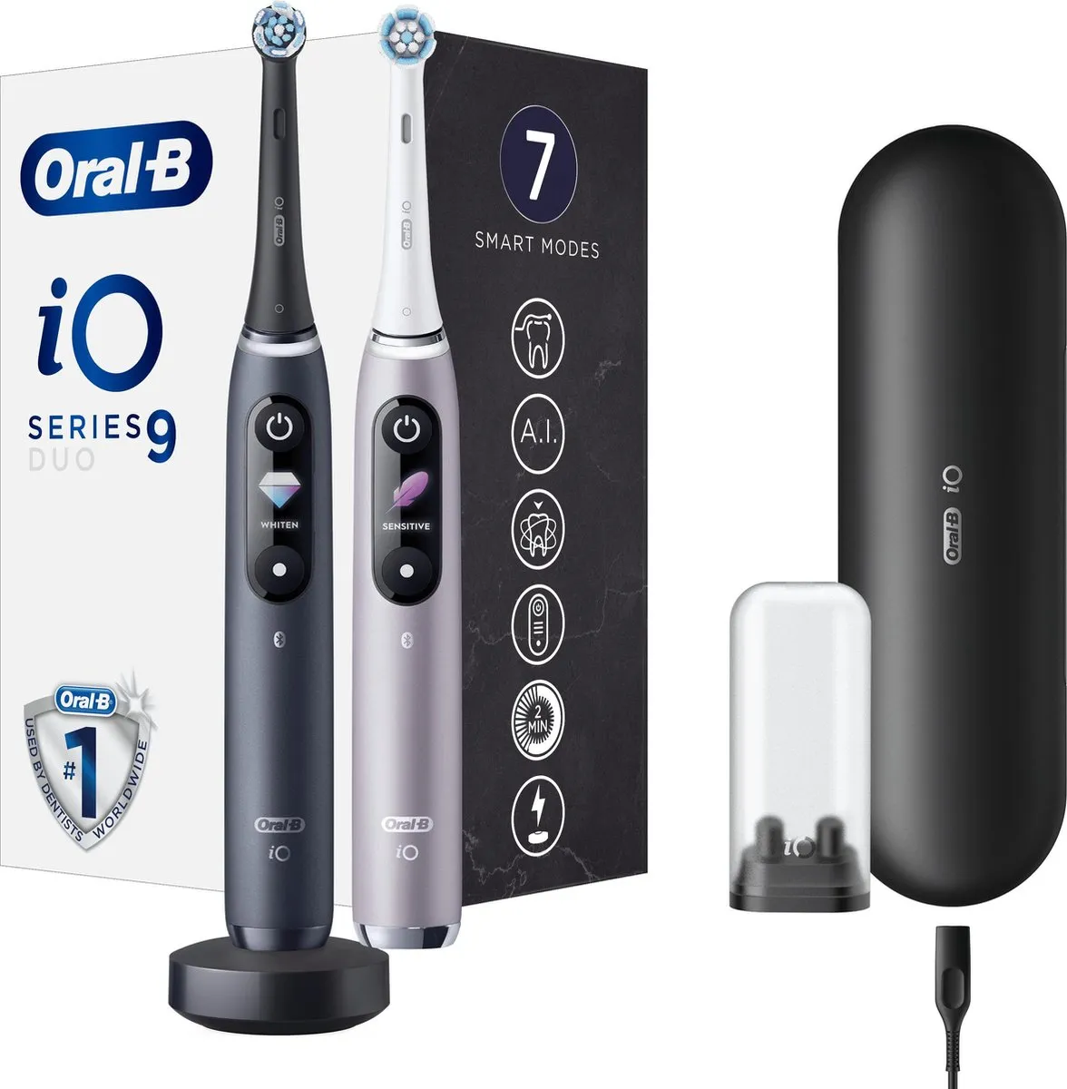 Oral-B iO9 Special Edition Roze/Zwart Elektrische Tandenborstel