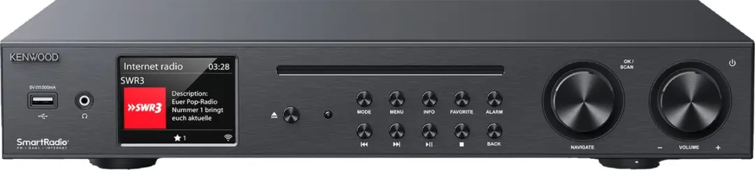 Kenwood KR-W8000SCD-B Smart Hi-Fi CD-Receiver