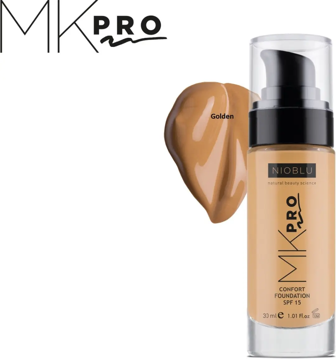 NIOBLU MKPro Foundation SPF 15 Golden