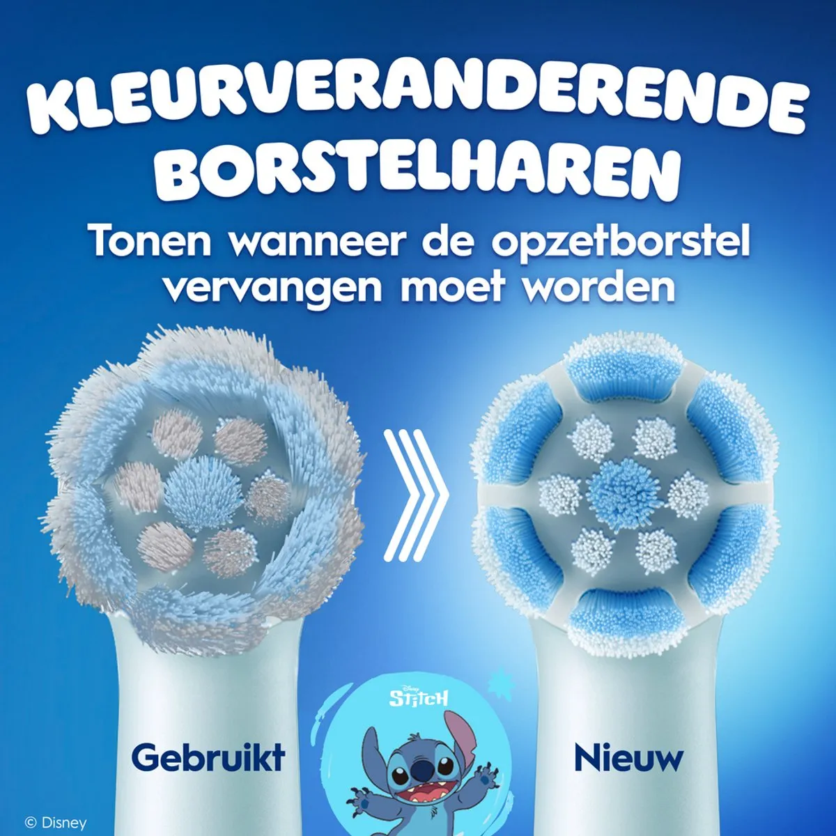 Oral-B iO Kids 6+ Disney Stitch Opzetborstels - 2 Stuks - afbeelding 6 van 6