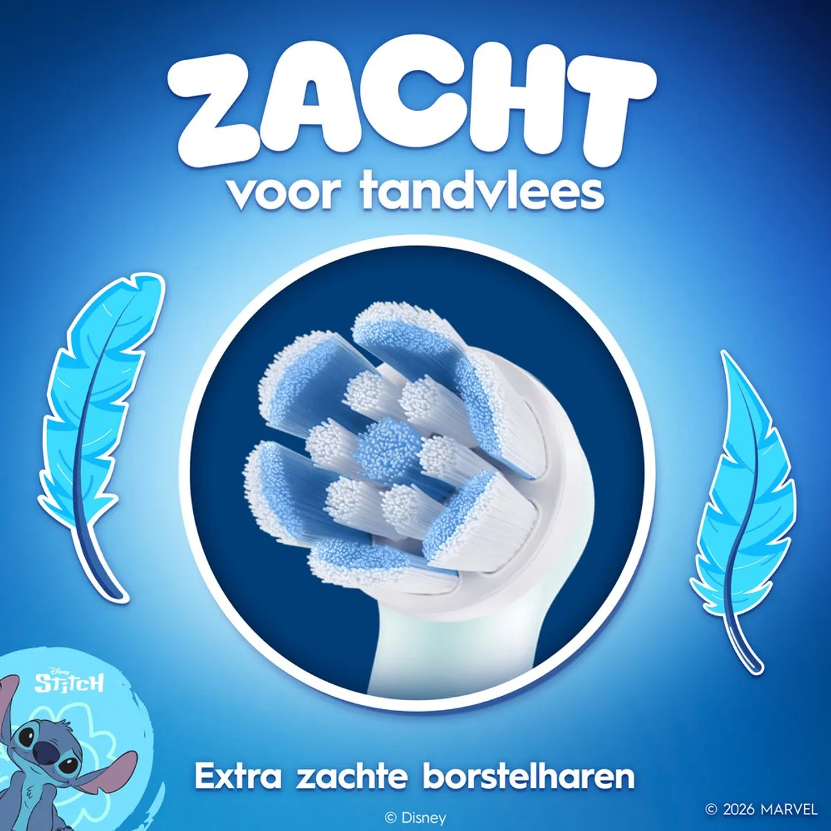 Oral-B iO Kids 6+ Disney Stitch Opzetborstels - 2 Stuks