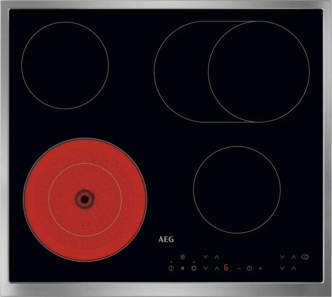 AEG TN64RA06XB Inbouwkookplaat Keramisch 4 zones - Zwart