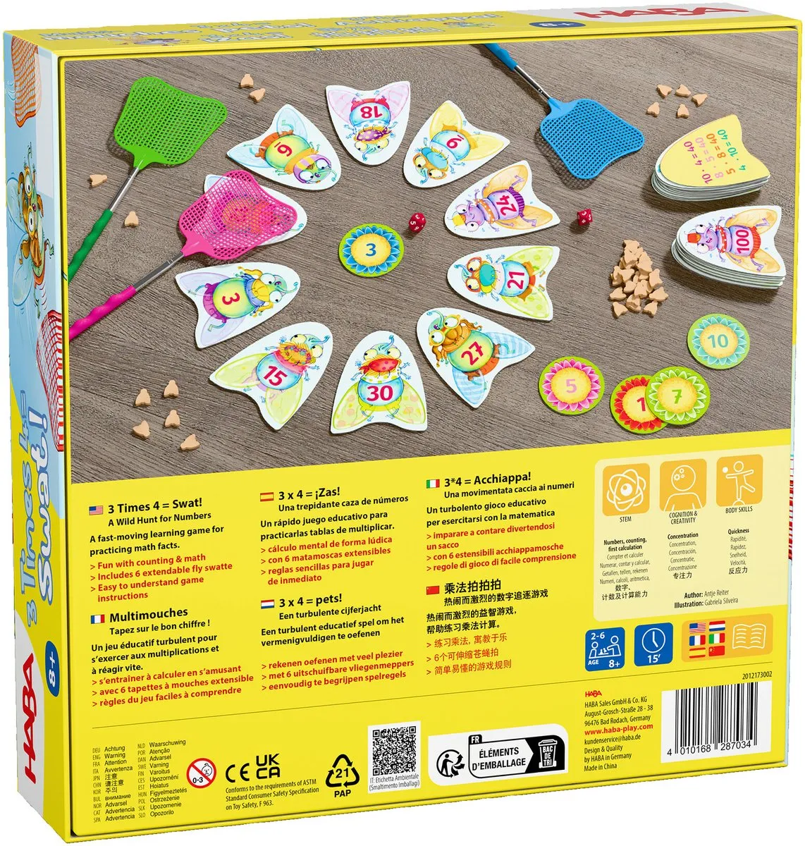 Haba Denkspel 3 x 4 = Pets! 2012173002 - Multicolor