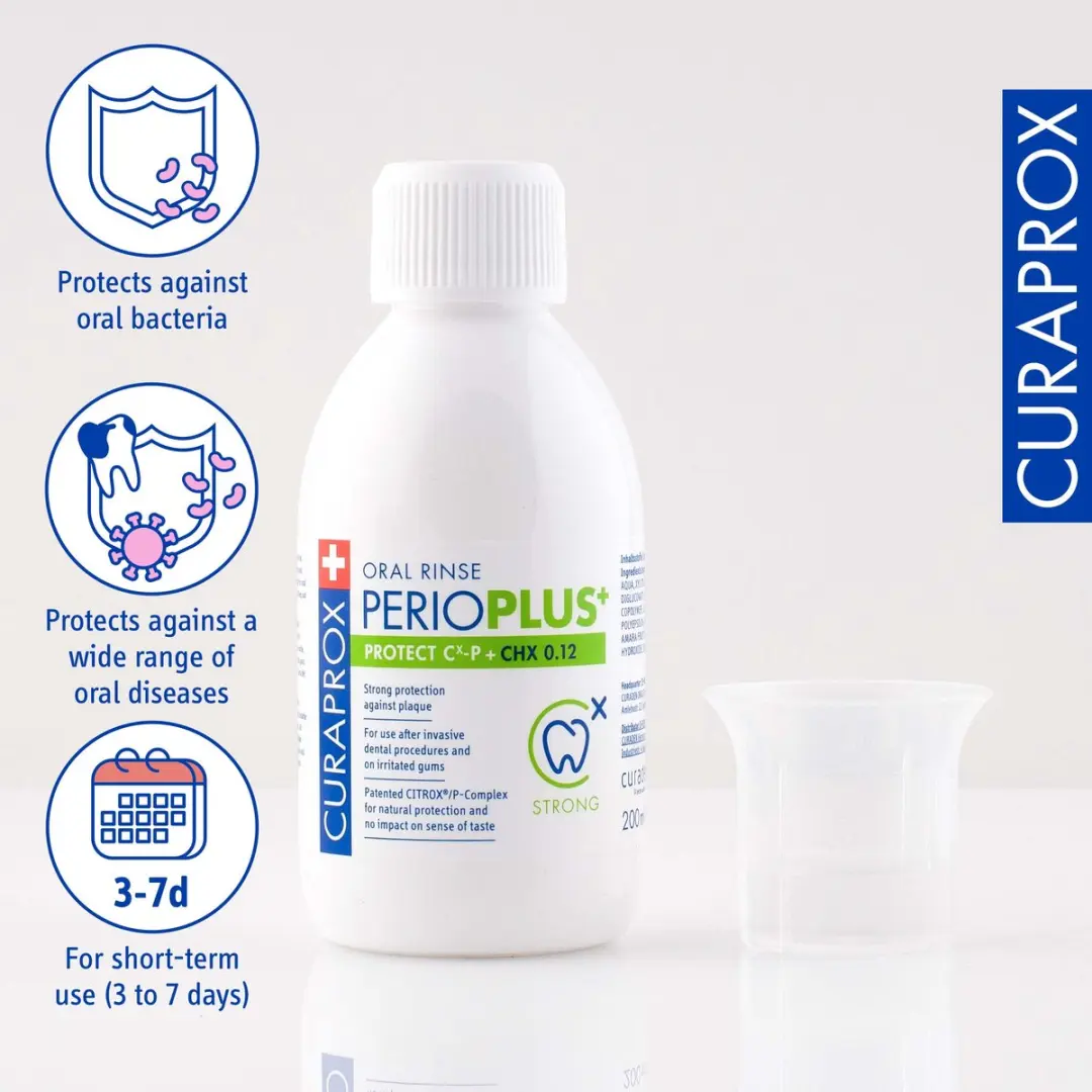 Curaprox Perio Plus+ Protect Mondspoeling CHX 0.12% 200ml