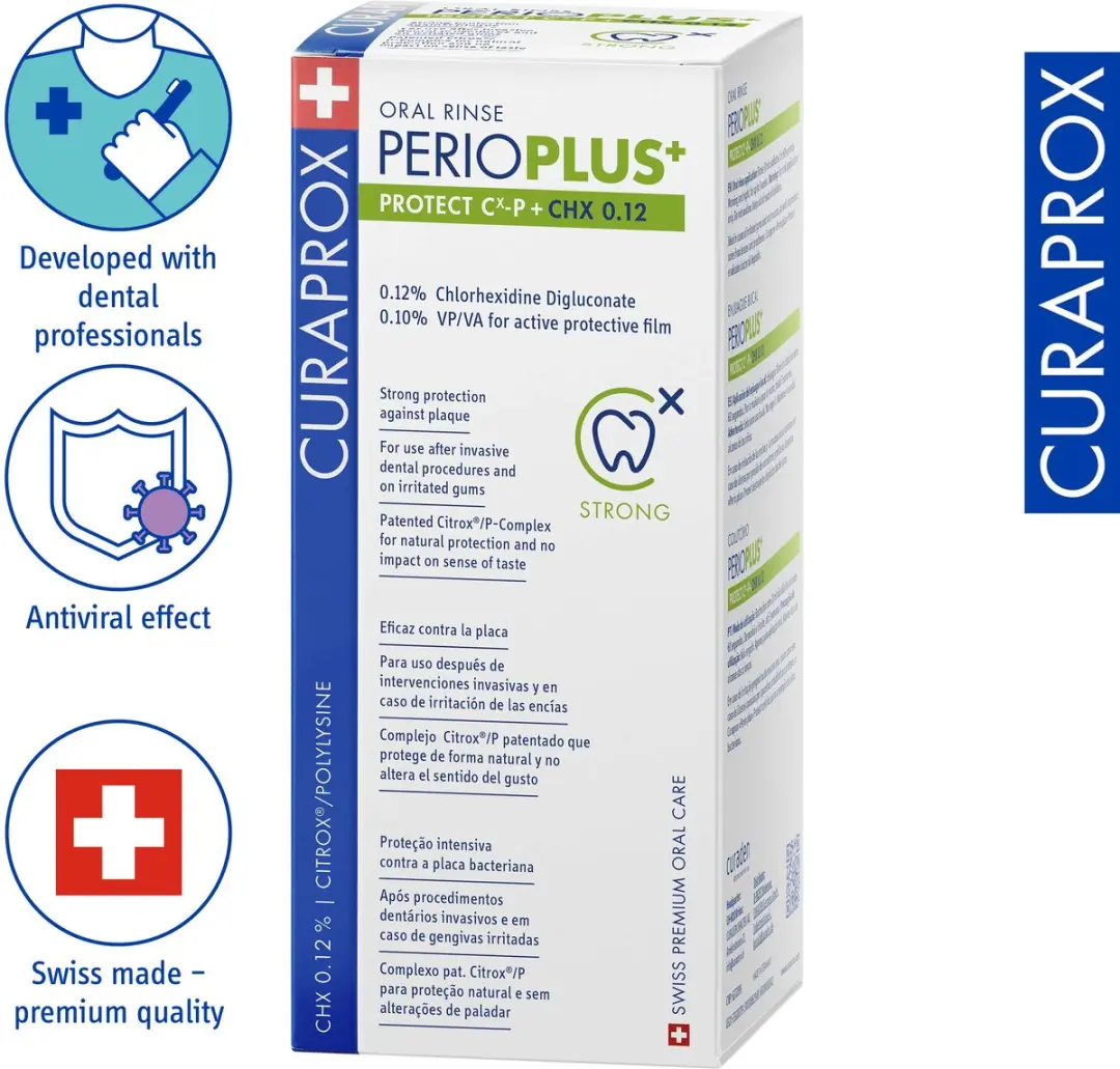 Curaprox Perio Plus+ Protect Mondspoeling CHX 0.12% 200ml