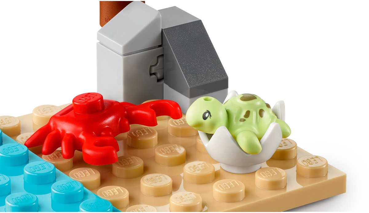 LEGO 41697 Friends Schildpadden Reddingsvoertuig Bouwset met Strandbuggy en Aanhanger, Zeedieren Speelgoed voor Kinderen van 6+ Jaar