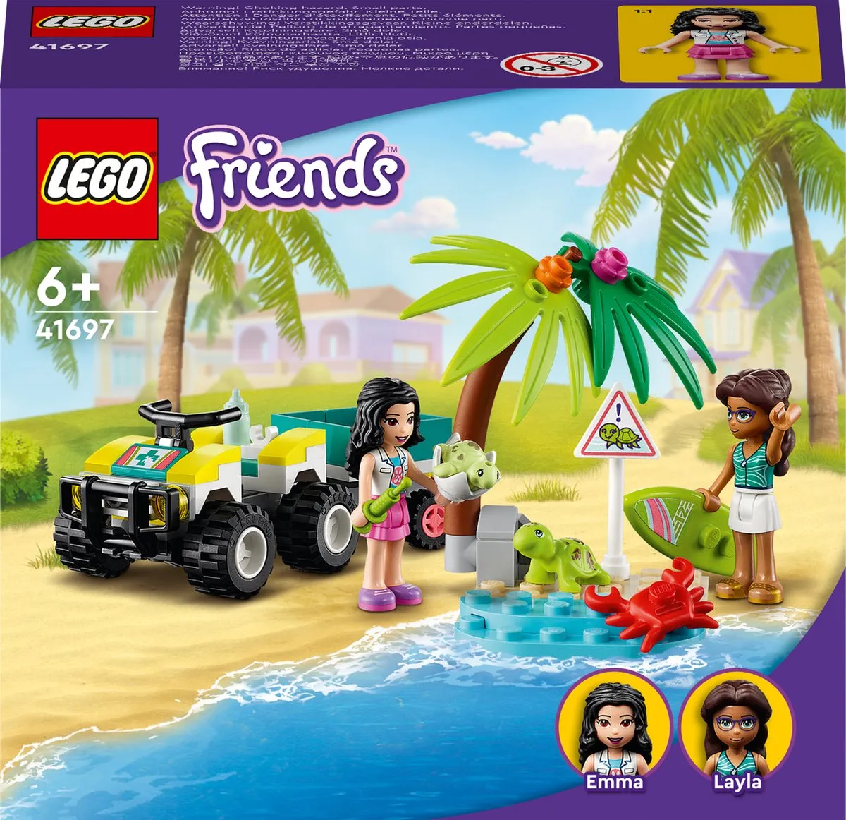 LEGO 41697 Schildpadden Reddingsvoertuig Bouwset
