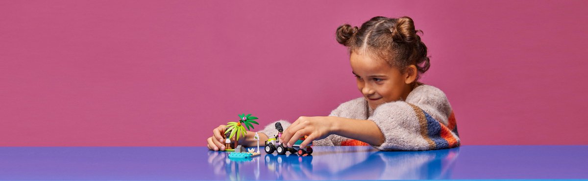 LEGO 41697 Friends Schildpadden Reddingsvoertuig Bouwset met Strandbuggy en Aanhanger, Zeedieren Speelgoed voor Kinderen van 6+ Jaar