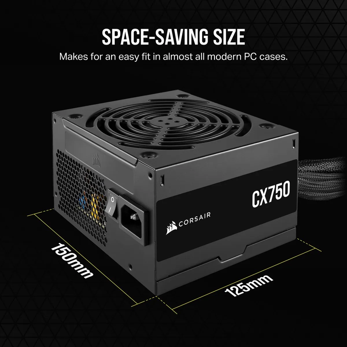 Corsair CX750 CP-9020279-EU Voeding 750W - ATX