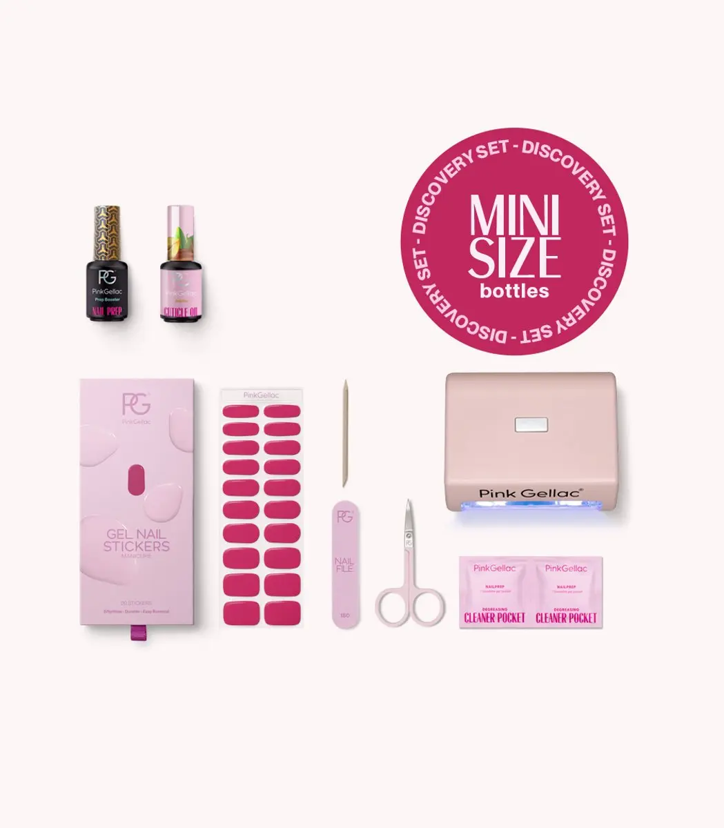 Pink Gellac Discovery Gel Stickers Starterpakket