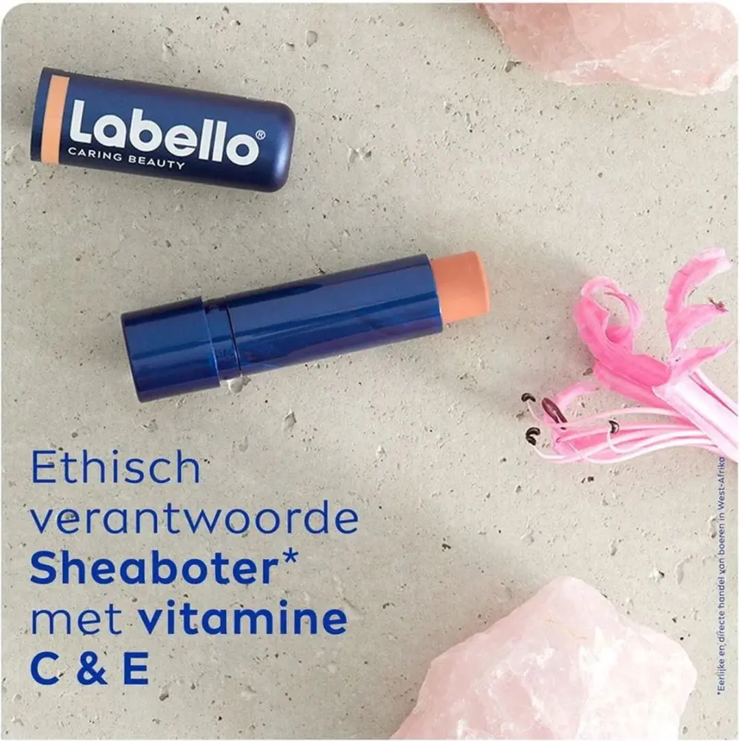 Labello Caring Beauty Nude Lippenbalsem 4.8ml - SPF 15