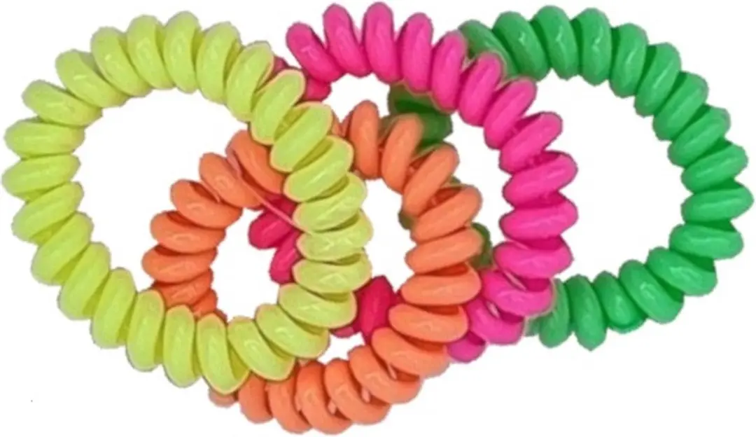 Haarsoires Invisibobble 5cm Spiraal Haar Elastieken