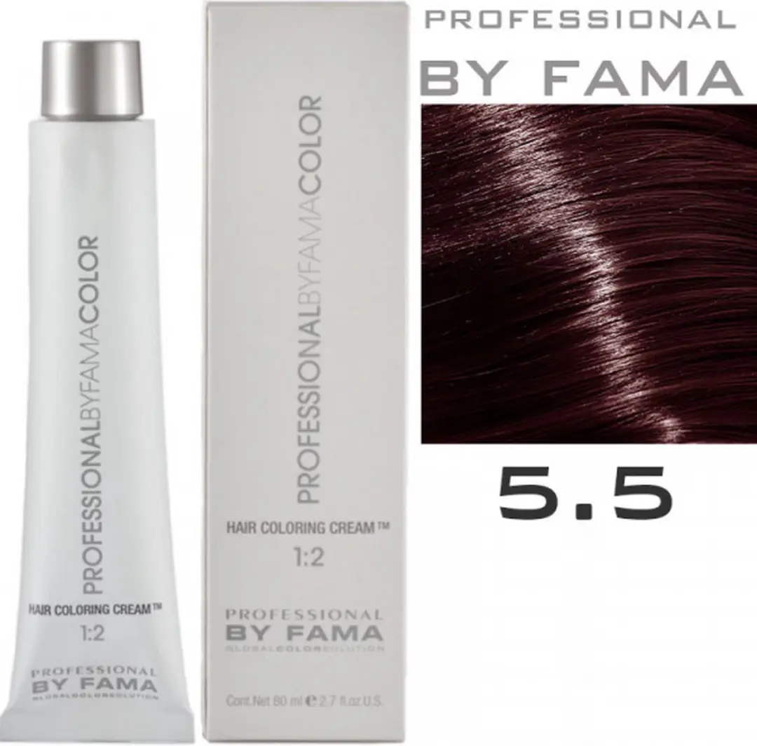 By Fama PBFcolor 5.5 Light Mahogany Haarkleuring