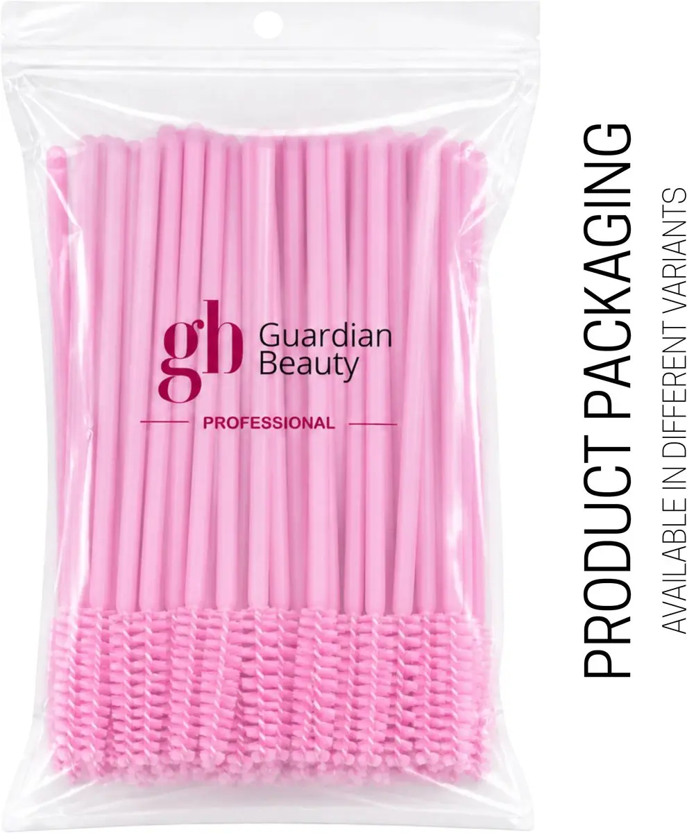 Guardian Beauty Wimperborstels Wegwerp - 150 Stuks Roze - afbeelding 6 van 6