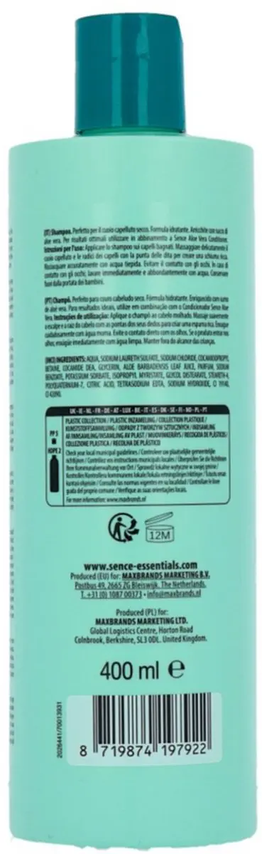 Sence Aloë Vera Shampoo 400ml
