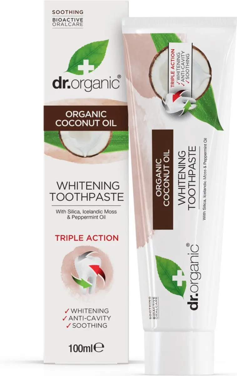 Dr. Organic Virgin Cocosolie Tandpasta 100ml