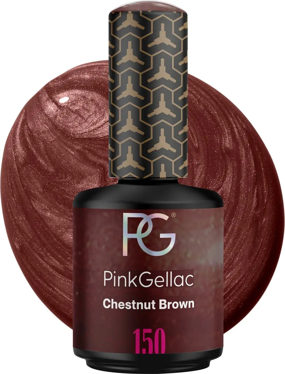 Pink Gellac Chestnut Brown 150 Gel Nagellak 15ml
