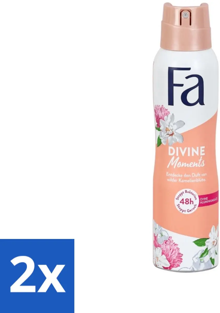 Fa Divine Moments Deo Spray Wilde Cameliabloesem 300ml