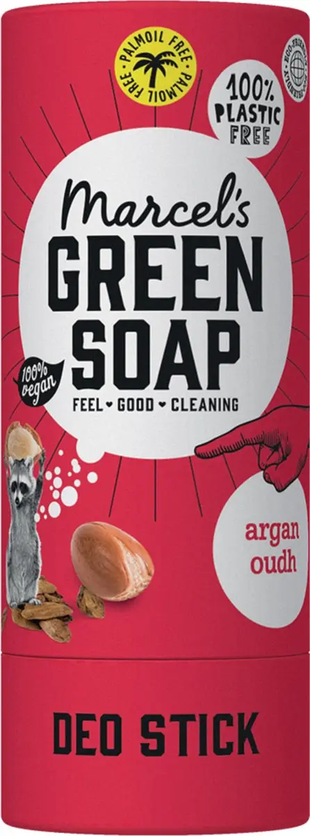 Marcel's Green Soap Deo Stick Argan & Oudh - 20 Stuks