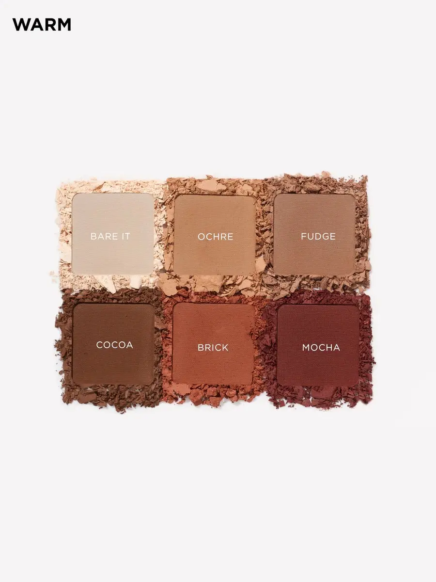 Sosu Matte Eyeshadow Palette Warm - 6 Kleuren