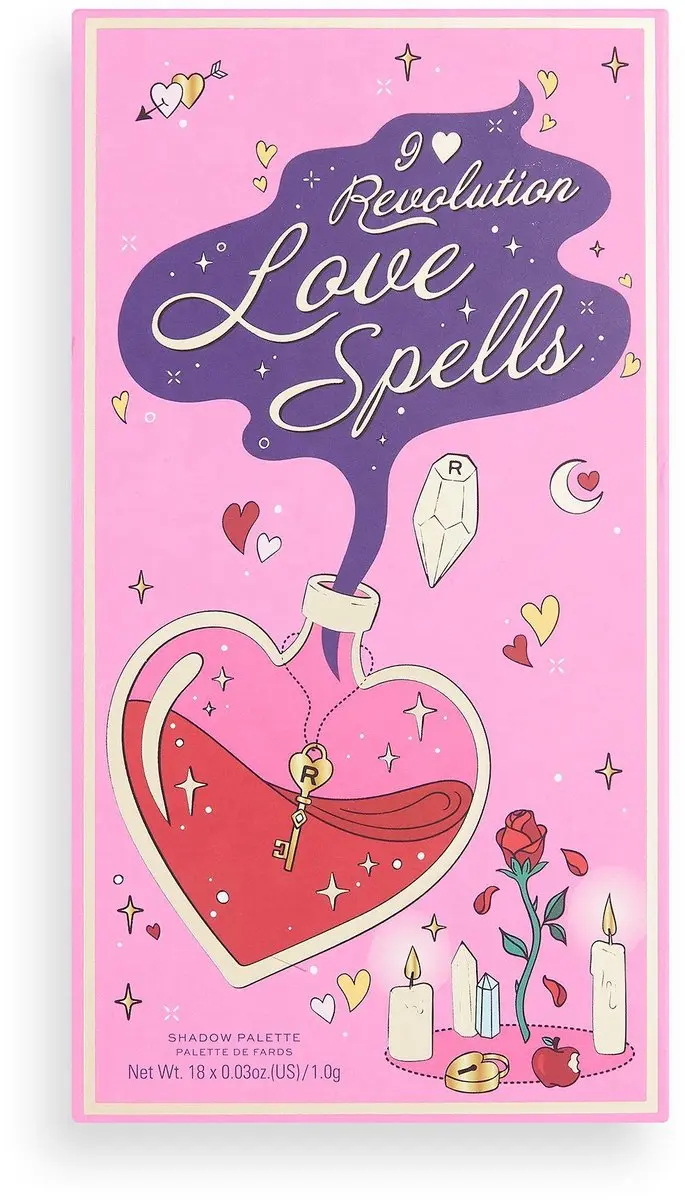 Makeup Revolution Love Spells Oogschaduw Palette - 18 Kleuren