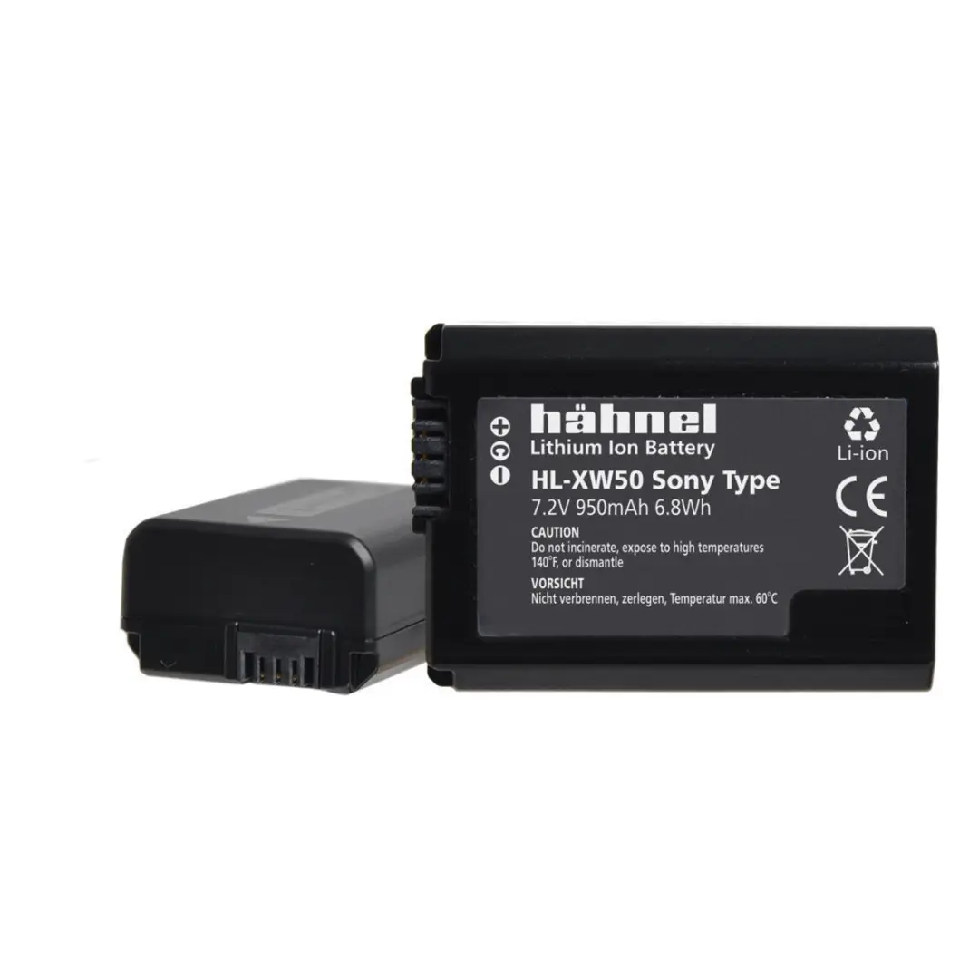Hahnel HL-XW50 Oplaadbare Accu - 950mAh - Sony NP-FW50