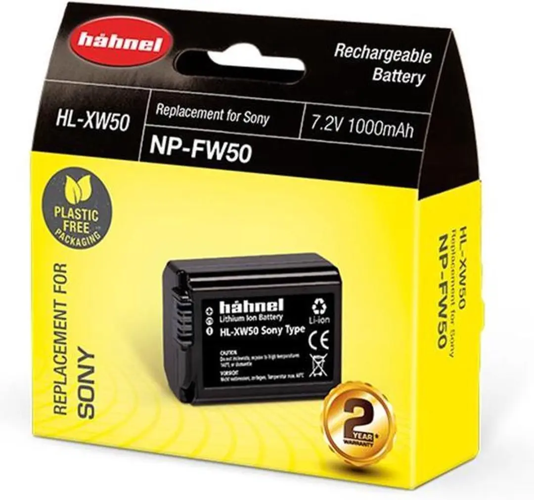Hahnel HL-XW50 Oplaadbare Accu - 950mAh - Sony NP-FW50
