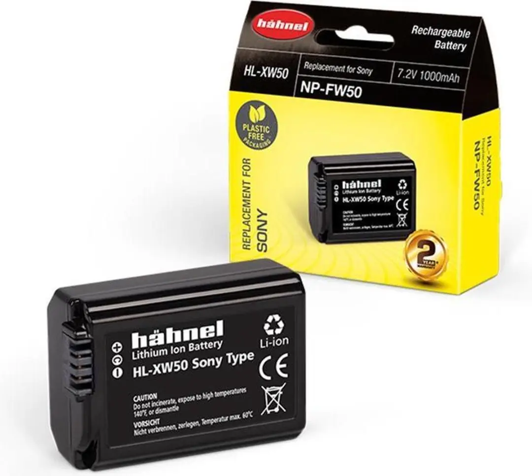 Hahnel HL-XW50 Oplaadbare Accu - 950mAh - Sony NP-FW50