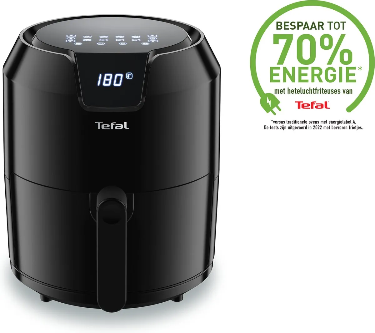 Tefal Easy Fry EY4018 Heteluchtfriteuse 1500W - Zwart