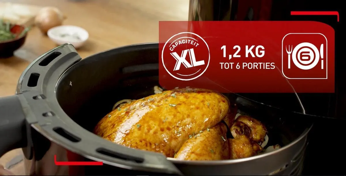 Tefal Easy Fry EY4018 Heteluchtfriteuse 1500W - Zwart