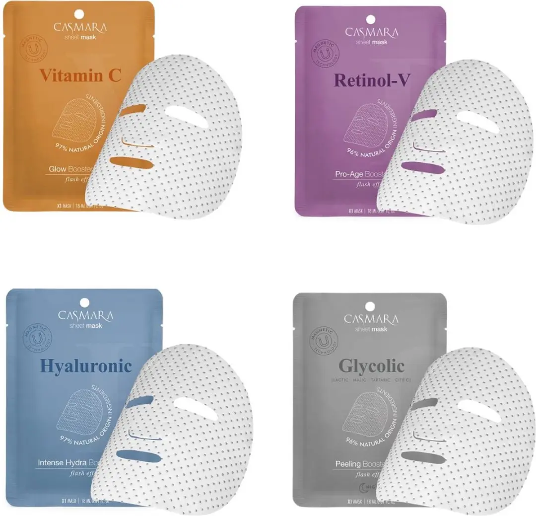Casmara Vliesmasker Hyaluron/Glycolic/Retinol/Vitamine C