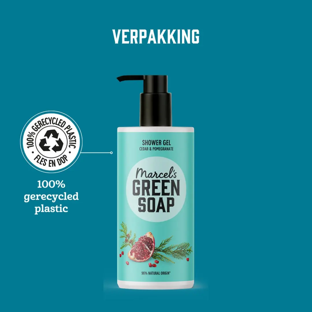 Marcel's Green Soap Douchegel Ceder & Granaatappel 6x300ml